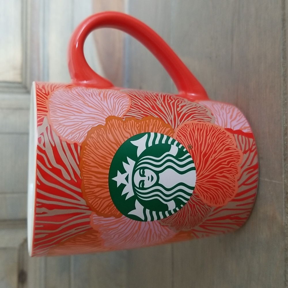 Starbucks Coral Mermaid Mug